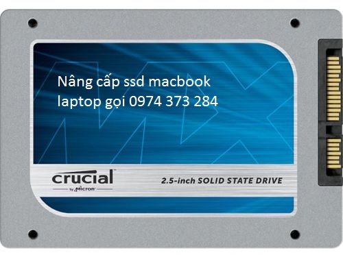 ssd crucial lắp cho macbook và laptop