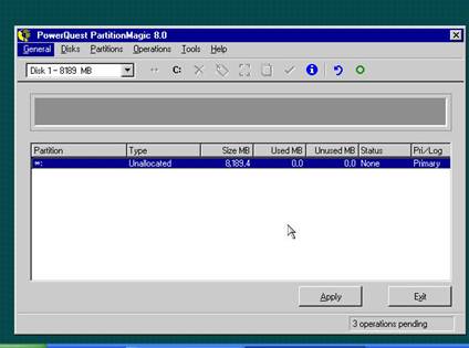 PowerQuest PartitionMagic( pqmagic)--