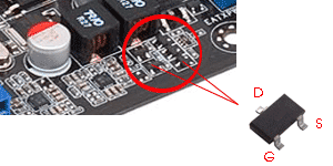 Mainboard: Bật công tắc quạt không quay